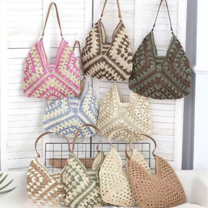 straw woven bag woven belt armpit bag - Free Shipping - Aurelia Clothing