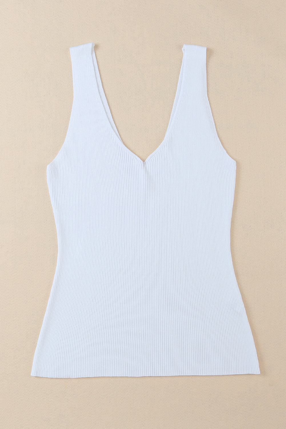 V-Neck Wide Strap Tank - Aurelia Clothing