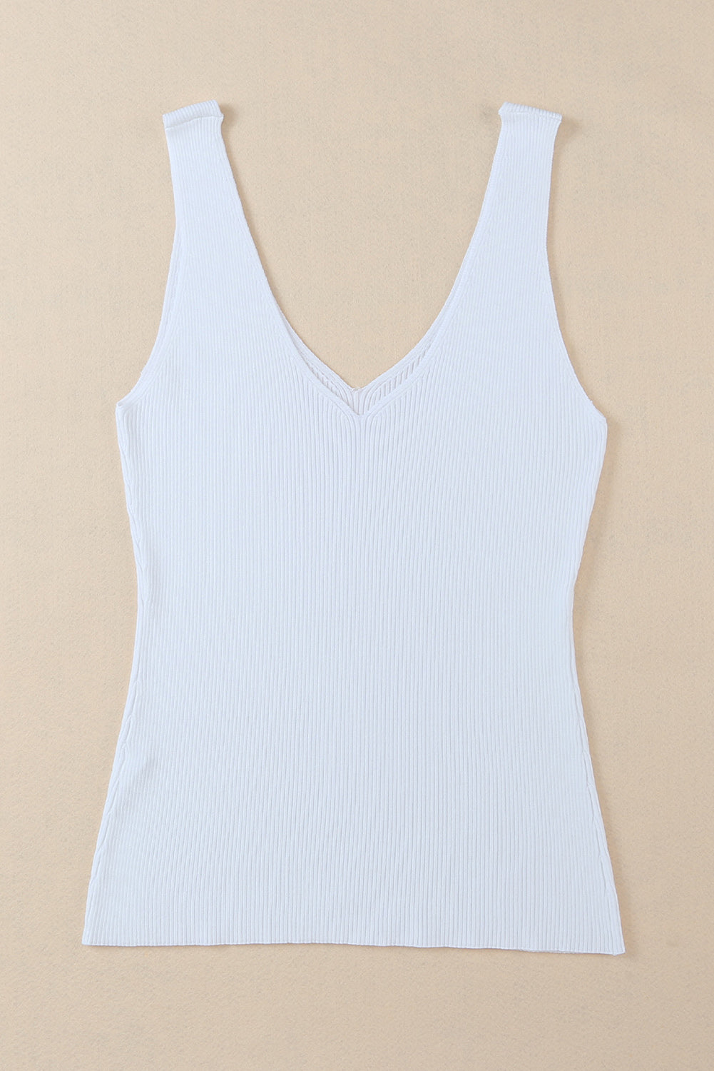 V-Neck Wide Strap Tank - Aurelia Clothing